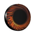 thumbnail image 1 of TEQUAN Universal Waterproof Spare Tire Cover, Dustproof Sun Protection Abstract Spiral Swirl Pattern Wheel Cover, 17 inch, 1 of 7