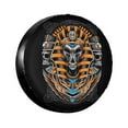 thumbnail image 1 of TEQUAN Universal Waterproof Spare Tire Cover, Dustproof Sun Protection Ancient Myth Anubis Skulls Pattern Wheel Covers, 17 inch, 1 of 7