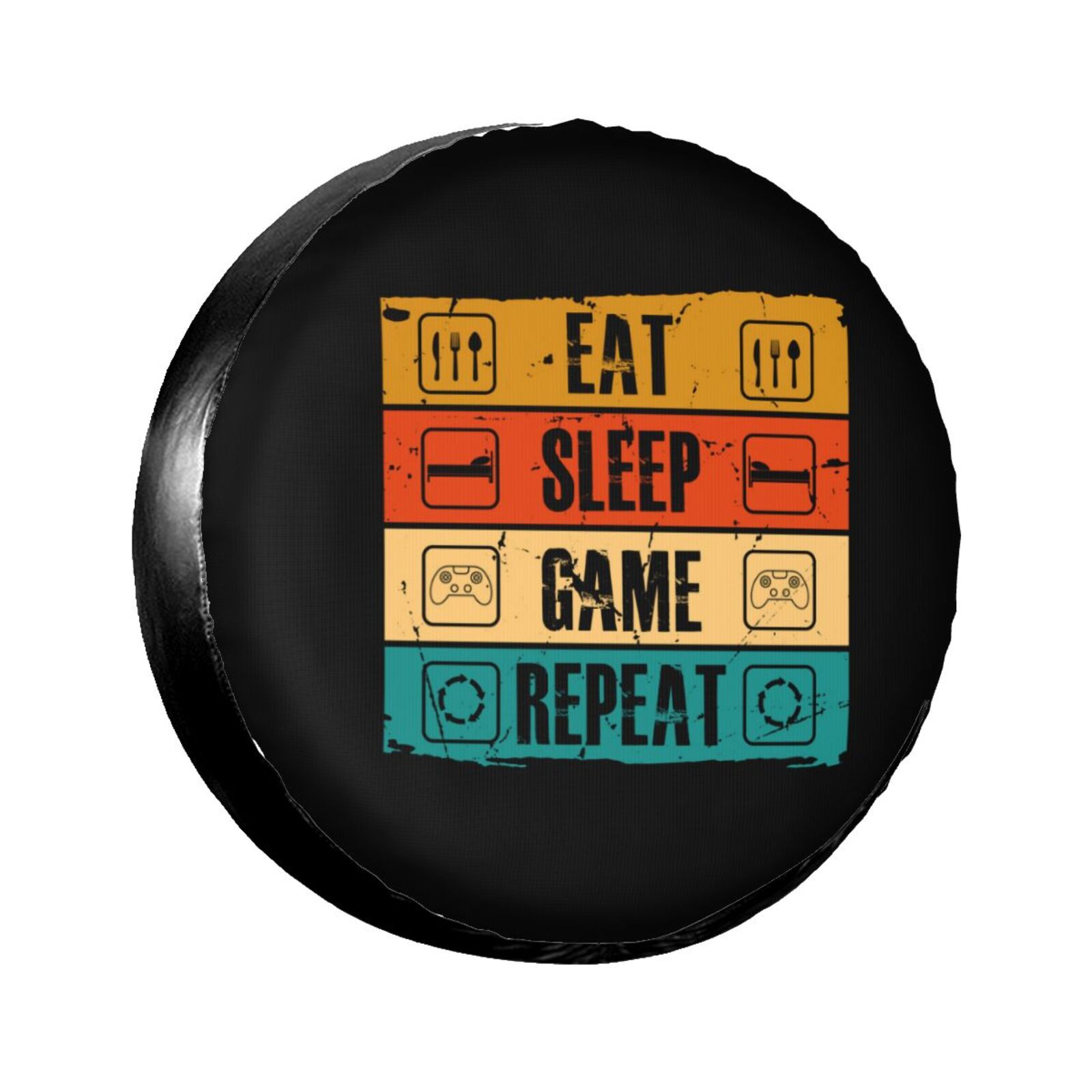 Repeat Cover TEQUAN Universal Waterproof Spare Tire Cover, Dustproof Sun Protection ...