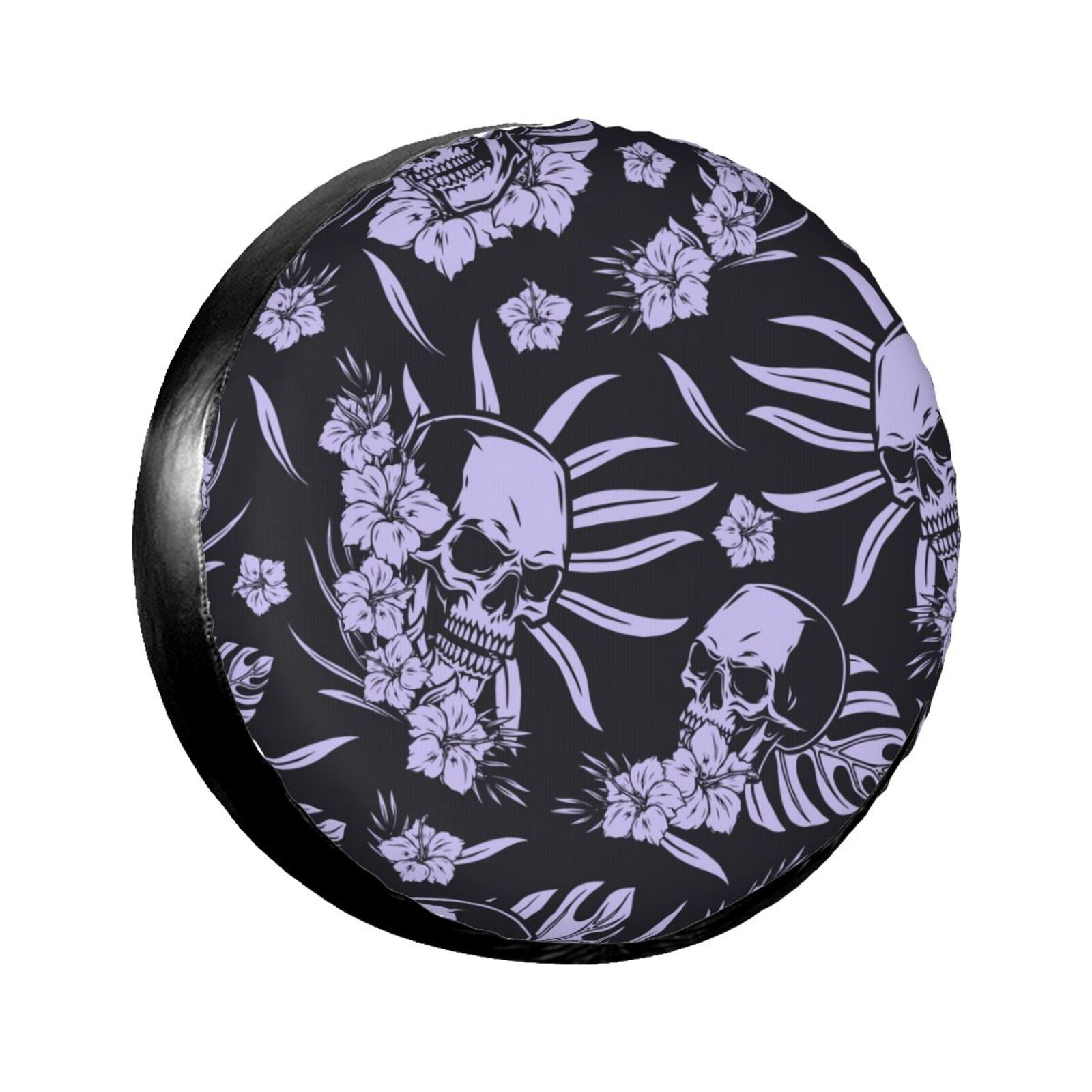 Universal Replacement Wheel Cover Silhouette Howling Wolf Halloween Waterproof Spare Wheel Cover Dustproof Tyre For Trailer, Motorhome, SUV, Off -Road Vehicle Wheel 17 Inch - View #3