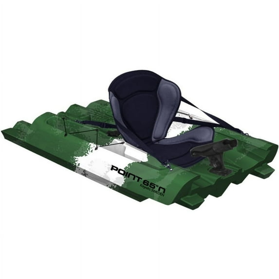 Point 65 Sweden GTX Angler 10 Person Fishing Kayaks, Mid Green