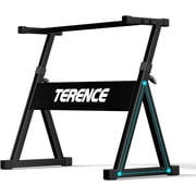 TERENCE Keyboard Stand, Adjustable and Portable Z-style Piano Keyboard Stand, Heavy-Duty Piano Stand Suitable for 54-88 Key Electric Keyboards Digital Pianos Black