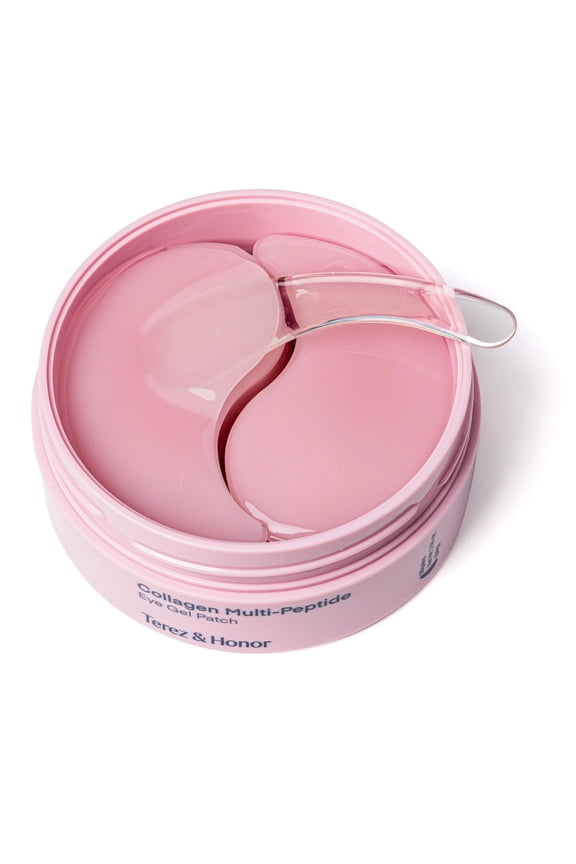 Peptide Collagen Under Eye Patches – Korean Firming, Hydrating & Brightening Hydrogel Masks for Puffy Eyes, Dark Circles & Fine Lines – Anti-Aging Eye Gel Pads, 60 Pairs