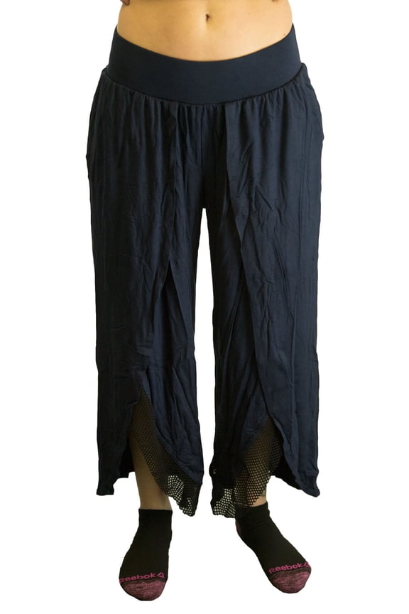 Women's Beach Pant W/ Mesh Insert, Navy, Medium
