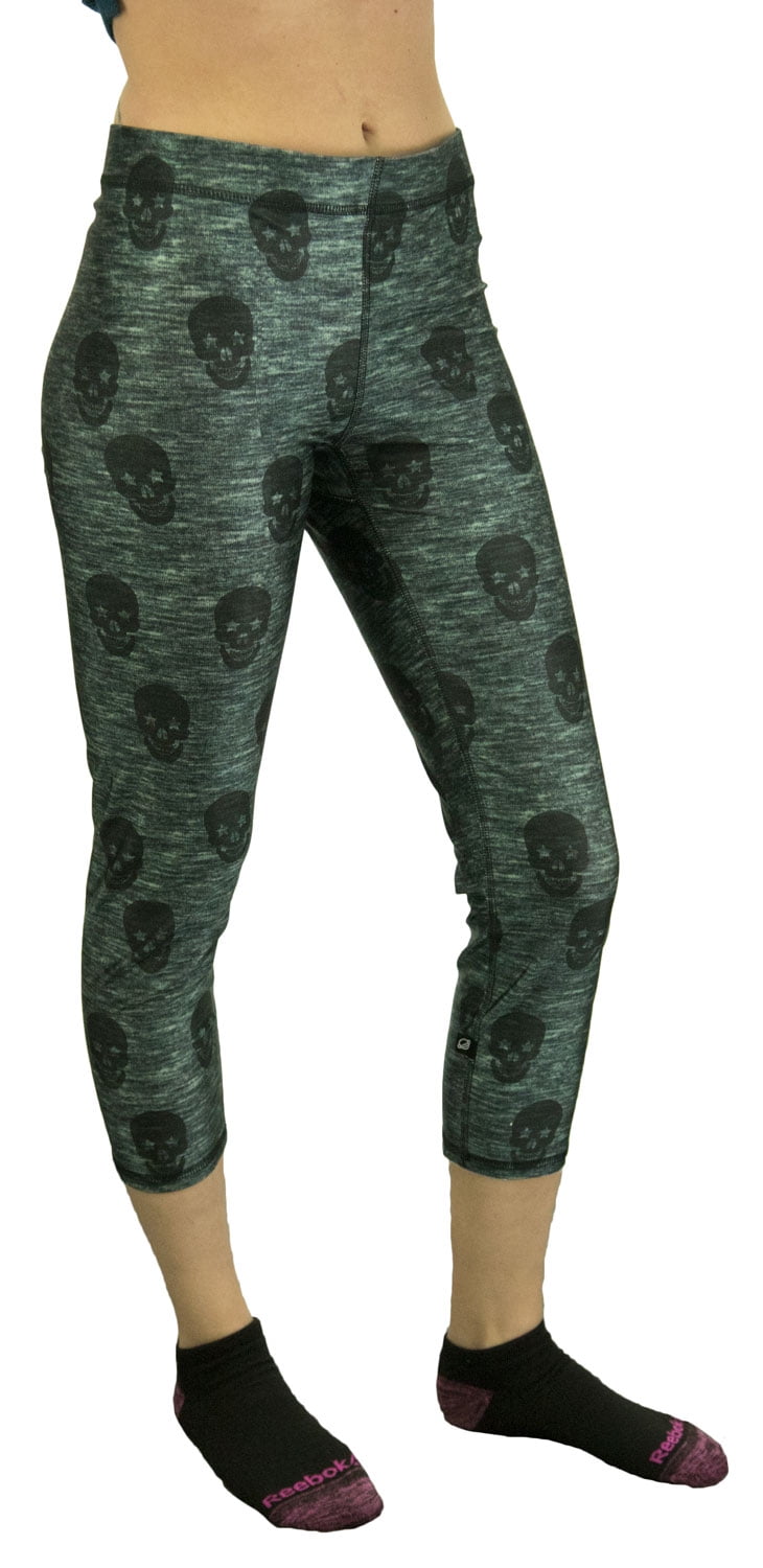 Terez Ripped-Jeans Printed Performance Leggings