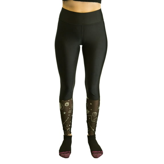 TEREZ x STAR WARS Women's Hologram Galaxy Foil Leggings, Black, X-Small