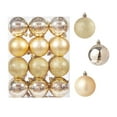 thumbnail image 1 of TERGAYEE 24PCS Christmas Ball Ornaments,2.4in Shatterproof Christmas Decorations Tree Balls, Christmas Tree Party Hanging Decorations for Holiday Wedding Party Decoration, 1 of 4