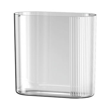 TERGAYEE 5 Gallon Desk Betta Fish Tank,Aquarium Transparent Office Fish Tank,Floor-Standing Vase TV Cabinet Deep Water Turtle Breeding Box for Home Office