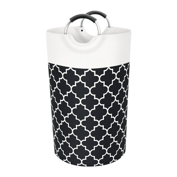 TERGAYEE 82L Laundry Basket, Large Laundry Hamper with Long Reinforced Handles, Freestanding Clothes Hamper, Storage Basket For Bedroom, Bathroom