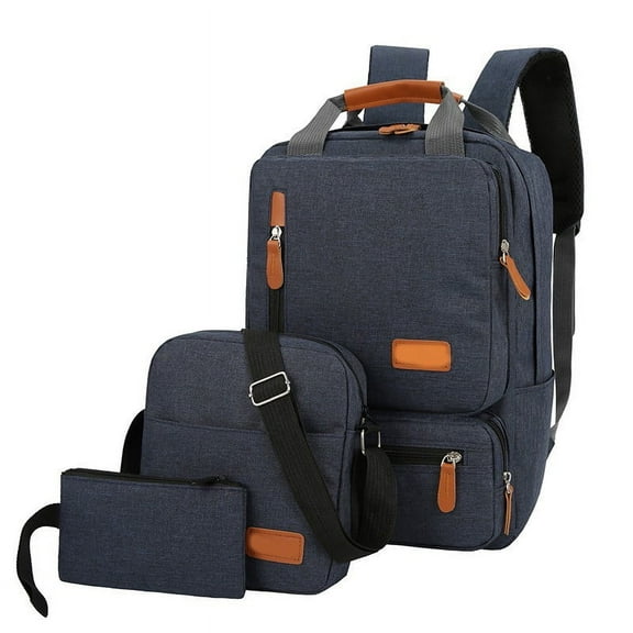 TERGAYEE Backpack Three Piece Set,Student Backpack,Suitable For School And Outdoor Travel,Computer Bag For Men And Women With Large Capacity