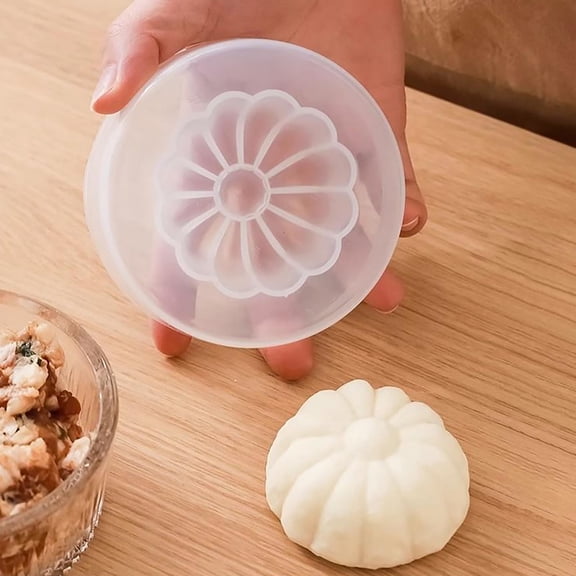 TERGAYEE Baozi Maker,Plastic Baozi Maker Steamer Dumpling Maker Handmade Bun Making Mold Baozi Bun Cooking Tools Kitchen Baking Accessories