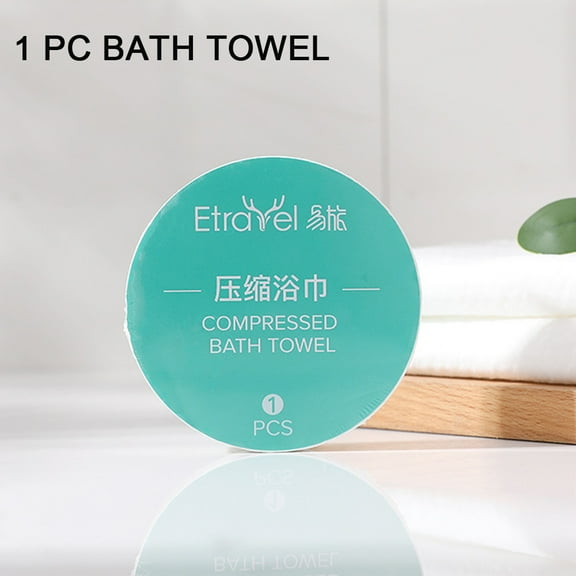 TERGAYEE Bath Towels Disposable Compressed Towel Travel Portable Compression Bath Towel