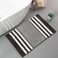 thumbnail image 1 of TERGAYEE Bathroom Rugs Extra Soft and Absorbent Fluffy Striped Chenille Bath Mat Rug Set Non Slip Bathroom Floor Mat Machine Washable 23.6''*15.7'', 1 of 6