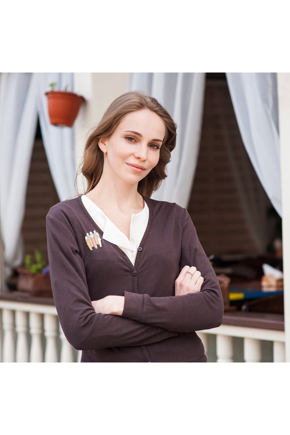 My Beautiful Sisters Brooch Pins,for Women s Fashion Brooch Lapel Pins Dainty Elegant Dress Accessories, Alloy Sister Brooch Pin Set, 6 Sisters