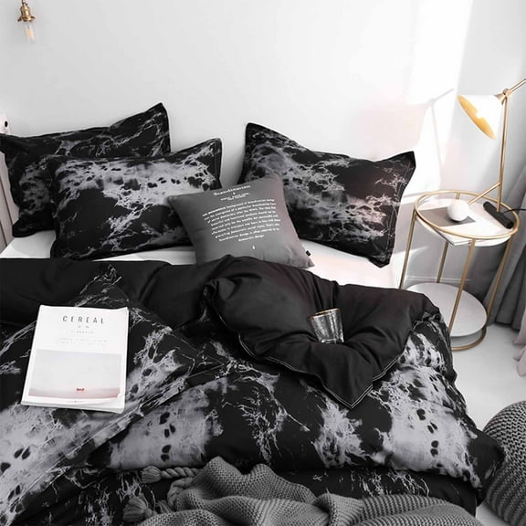 TERGAYEE Bedding Sets Bed Three Piece Gift Set Home Textile Sanding Three Piece Plain Three Piece Set Machine Washable Bedding Sets Home Supplies