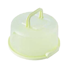 Vikakiooze Cake Carrier with Handle,Portable Transparent Cover With And Anti-String Taste Fresh Storage,Round Cake Container Saver Transporter for Pies Cookies Nuts Fruit Storage