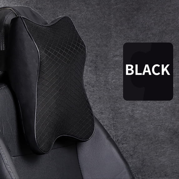 TERGAYEE Car Seat Headrest Neck Rest Cushion,Durable 3D Memory Foam,Comfortable and Soft Car Seat Headrest,Ergonomic Design,Breathable Removable Cover,for Neck Pain Relief
