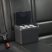 TERGAYEE Car Trash Can Mini Car Trash Can Bin With Lid, Car Vehicle Trash Can Bin,Car Garbage Trash Can Storage For Front Back Seat Accessories For Office