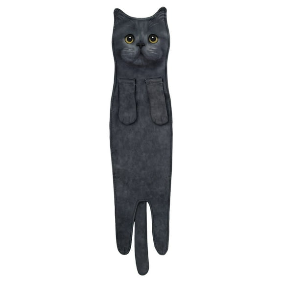 Vikakiooze Cat Funny Hand Towels for Bathroom Kitchen,Cute Decorative Cats Decor Hanging Washcloths Face Towels Super Absorbent Soft,Housewarming Gift For Cats Lovers