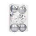 thumbnail image 1 of TERGAYEE Christmas Balls Ornaments 3.15 Inch 6PC Christmas Decorations Tree Ball Bauble Hanging Home Party Ornament Decor, 1 of 4