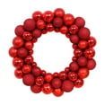 thumbnail image 1 of TERGAYEE Christmas Balls Ornaments Christmas Decorations Christmas Wreath Gold Red Scene Decoration Hanging, 1 of 7