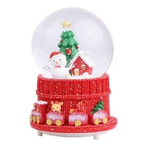 TERGAYEE Christmas Music Box,Crystal Ball Musical Snow Music Boxes for Girls Women Kids Daughter Mothers Day Christmas Birthday Gifts