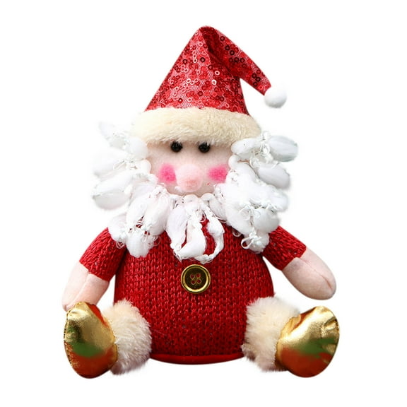 TERGAYEE Christmas Santa Claus Toys Plush Toys, Soft and Comfortable Birthday Gifts Holiday Boys and Girls Gifts Christmas Decorations Home Decor
