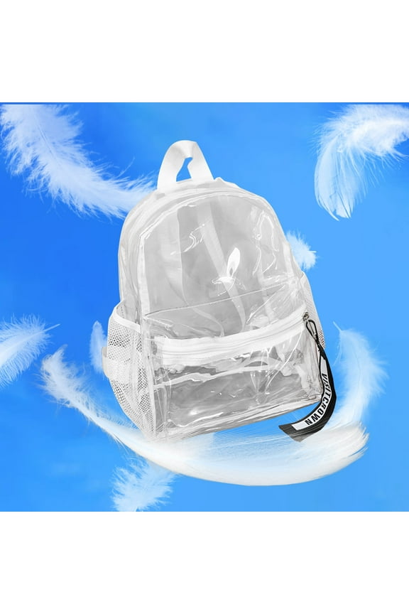 Clear Backpack Waterproof Backpack Large Capacity Multifunctional Double Shoulder Backpack for School Travel Beach Backpack Outdoor School Backpack