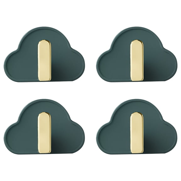 TERGAYEE Cloud Adhesive Hooks,Cute Wall Hangers Without Nails,Colorful Sticky Hooks,Decorative Hooks,Hanging Coat Key Bag Hat Bathroom Robe Towel