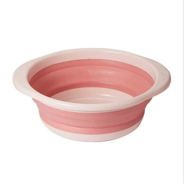TERGAYEE Collapsible Wash Basin,Portable Dishwashing Basin Foldable Wash Basin Multi-Purpose Collapsible Bowl Space-Saving Wash Tub for Travel Camping and Home Kitchen