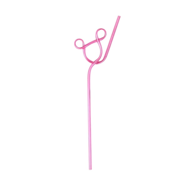 TERGAYEE Crazy Straws,10pcs Reusable Plastic Loop Curly Crazy Drinking Straws for Classroom Activities Valentines Day Gift Christmas Birthday Wedding Party Supplies Decoration