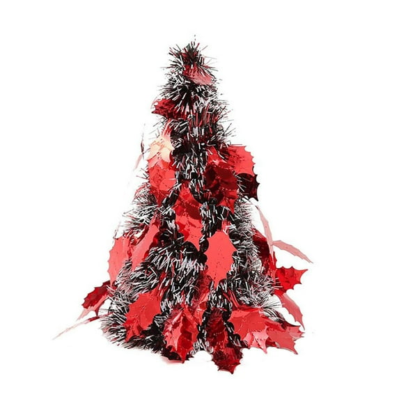 TERGAYEE Creative Small Christmas Tree with Sequins Tree Leaf Decoration, Desk Decor Christmas Decorations Tabletop Christmas Trees Christmas Gifts for Women