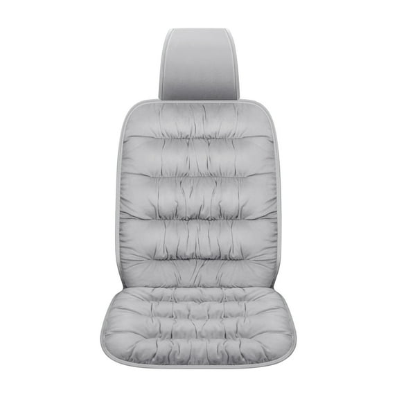 TERGAYEE Cushioned Car Seat Cover,Warm Short Plush Seat Cushion,Soft Puffy Seat Protector for Winter,Auto Interior Women Men Accessories