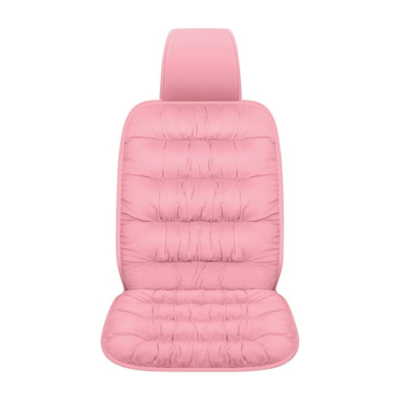 TERGAYEE Cushioned Car Seat Cover,Warm Short Plush Seat Cushion,Soft Puffy Seat Protector for Winter,Auto Interior Women Men Accessories