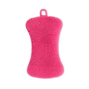 TERGAYEE Dish Washing Brushes,Silicone Sponges Scrubber Multi-functional Cleaning Scouring Brushes for Washing Vegetable Fruits Bowl Dish Pot Pan