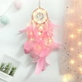 thumbnail image 1 of TERGAYEE Dream Catcher Blue Tree of Life with Feathers,LED Lights Handmade Indians Traditional Circular Net for Wall Hanging Decor,for Kids Bedroom Adult Living Room Home Bohemian Decorations, 1 of 5