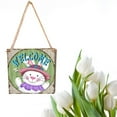 thumbnail image 1 of TERGAYEE Easter Decor Hanger Happy Easter Wooden Hanging Wall Door Decoration Sign Easter Decorations, 1 of 3