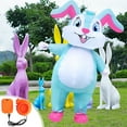 thumbnail image 1 of TERGAYEE Easter Decorations Easter Bunny Inflatable Costume Blow Up Suit Fancy Dress Jumpsuit Cosplay Party For Adult, 1 of 9