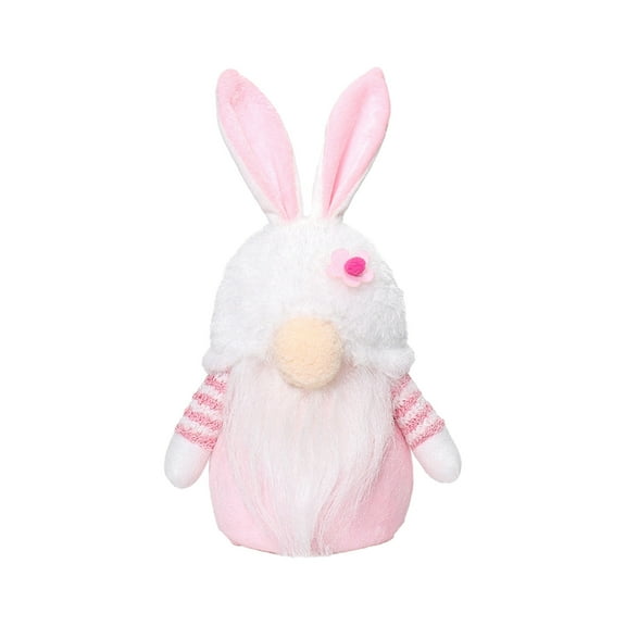 TERGAYEE Easter Gnomes Decorations,Plush Easter Bunny Hanging Handmade Swedish Elf Stuffed Doll Rabbit Gifts Cute Easter Faceless Dwarf Bunny Household Ornaments