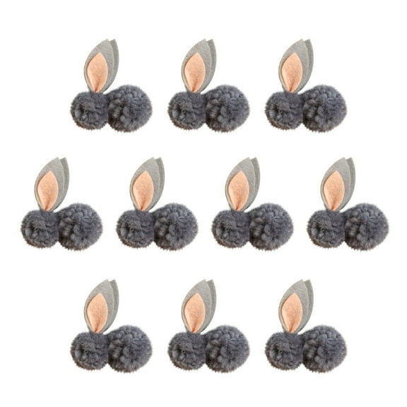 TERGAYEE Easter Mini Plush Bunny,Soft Tiny Rabbit Hanging Ornament,Tiny Bunny Plush Doll Hanging Pendant Ornament for DIY Crafts Accessories Decorations Party