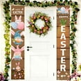 thumbnail image 1 of TERGAYEE Easter Porch Sign Set,Easter Porch Sign Welcome Hanging Decorations for Home Outdoor Indoor Wall Front Door Decor Party Supplies, 1 of 6