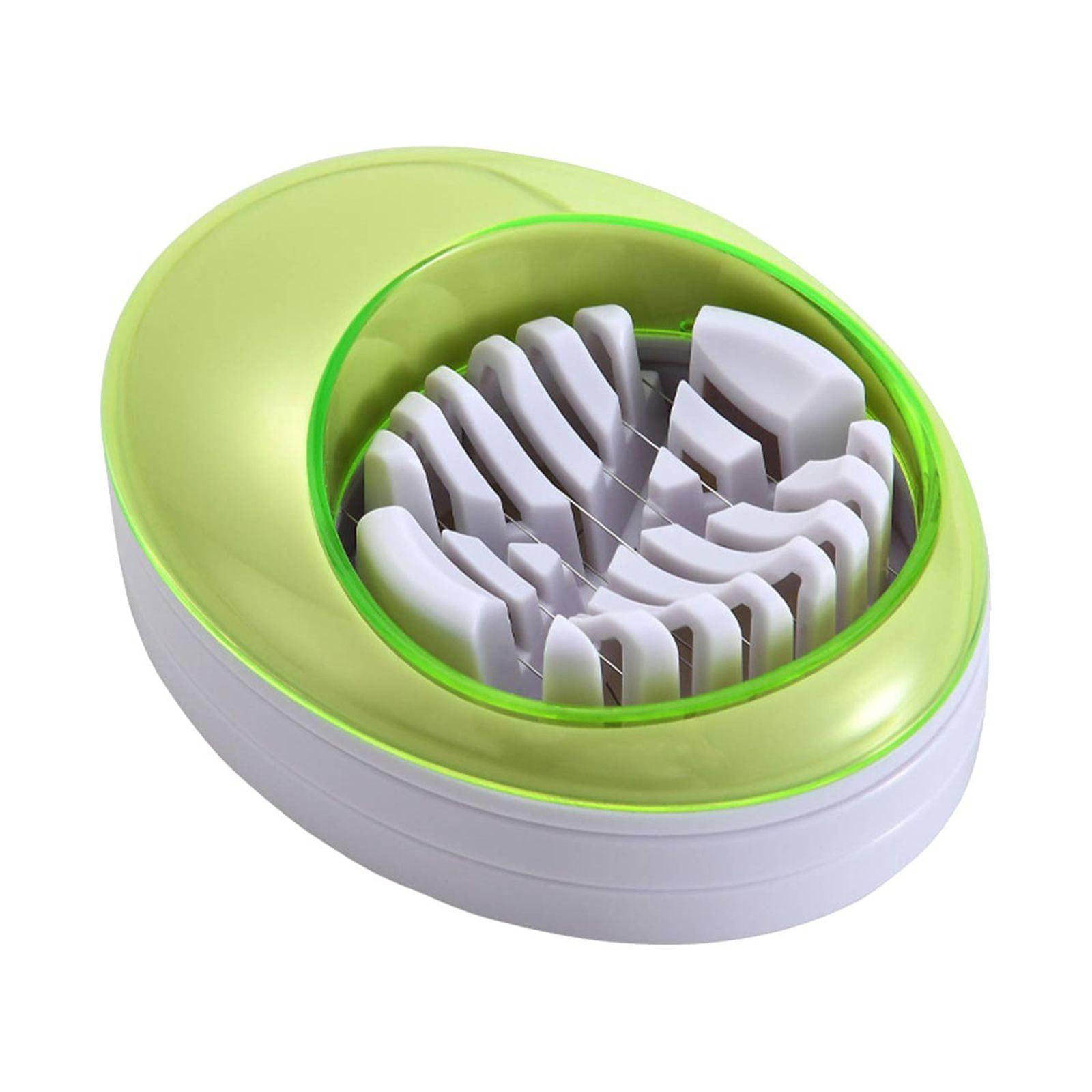 TERGAYEE Egg Slicer,3 in 1 Egg Slicer with Metal Blades for Hard Boiled