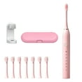 thumbnail image 1 of TERGAYEE Electric Toothbrush with 8 Brush Heads,IPX7 Rechargeable Toothbrush with 6 Mode,Portable Fast USB Rechargeable Power,Sound Wave Soft Bristle Brush, 1 of 9