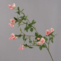 TERGAYEE Fake Flowers Artificial Flowers Long Small Roses Modern Living Room Decorations Table Flowers Flower Arrangements Artificial Flower Bouquets Valentine's Day Gifts