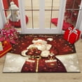 thumbnail image 1 of TERGAYEE Floor Mats Christmas Letter Door Mats Kitchen Mats Bedroom Living Room Interior Home Carpet Mats Rugs for Living Room, 1 of 4