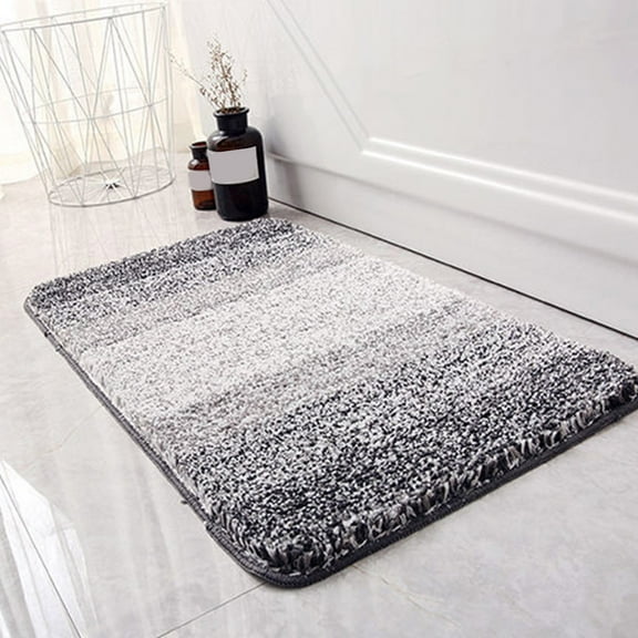 TERGAYEE Floor Mats Indoor Door Mat Non Slip Absorbent Dirt Trapper Entrance Mat Washable Inside Floor Mat Sturdy Soft Entry Doormats for Entryway