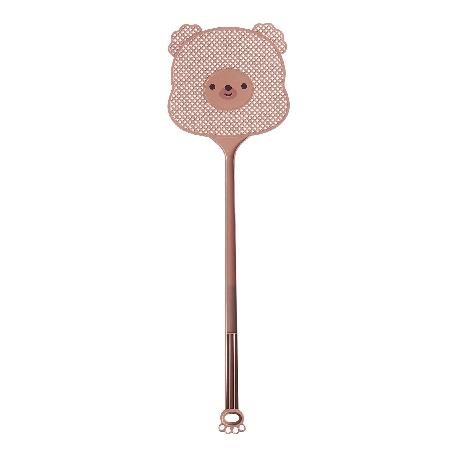 TERGAYEE Fly Swatter,Cute And Interesting bear Flyswatter,Long Handle