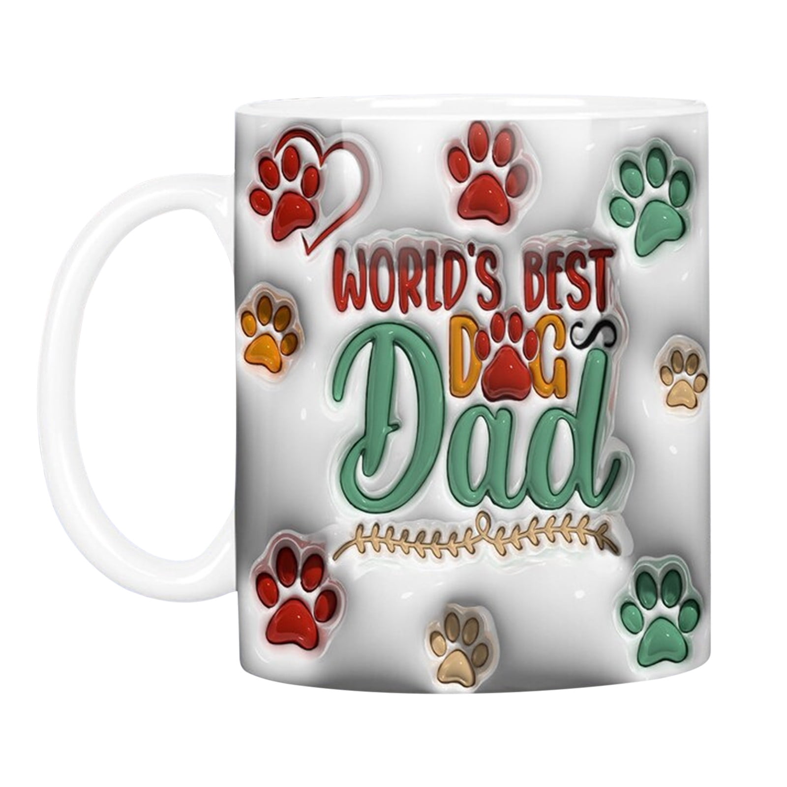 "World's Best Dad" Ceramic Coffee Mug - Funny Gift For Father's Day, Birthday, Christmas