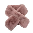 thumbnail image 1 of TERGAYEE Fur Collar Scarf for Women,Winter Warm Soft Cozy Furry Loophole Scarf Wrap,Faux Fur Scarves Neck Shrug,Thickened Furry Scarf Wrap Fashion Accessories, 1 of 3