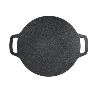 Vikakiooze Nonstick Round Griddle Grill Pan for n Bbq/Teppanyaki Pan, Tawa,  Roti Pan/Induction Ready/Made In ,Home 